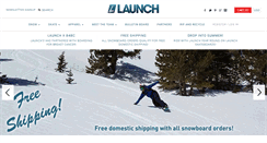 Desktop Screenshot of launchsnowboards.com
